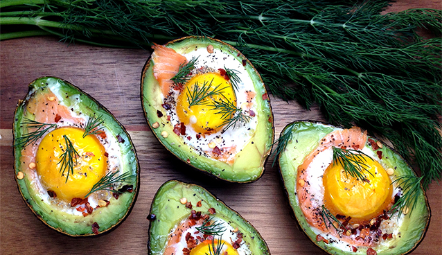salmon with egg